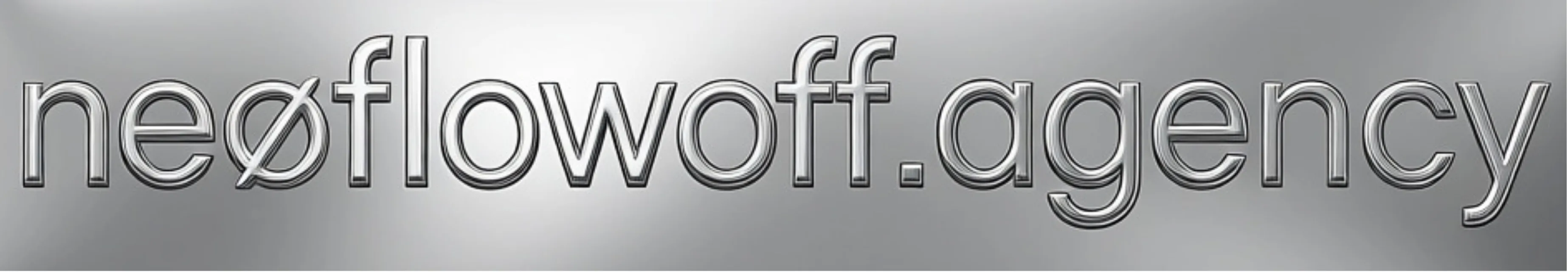 Logotipo Neo FlowOFF Agency - infraestrutura comercial e IA